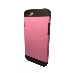   iPhone 6 / 6S hátlaptok, telefon tok, ütésálló, armor, rózsaszín,