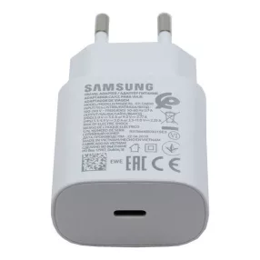  Samsung EP-TA800EWE 25W USB-C gyorstöltő hálózati adapter telefon töltő, fehér, gyári
