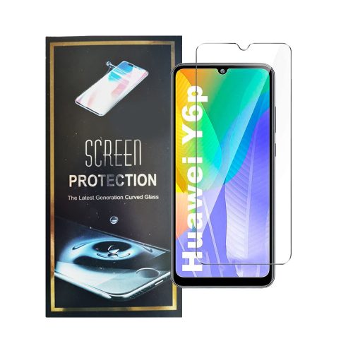 Huawei Y6P üvegfólia, tempered glass, előlapi, edzett,