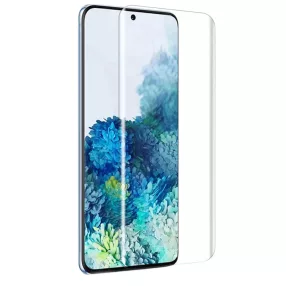   Samsung Galaxy S20 / S20 5G üvegfólia, tempered glass, előlapi, UV, edzett, hajlított, Puemium