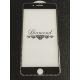 iPhone 7 Plus / 8 Plus üvegfólia, tempered glass, előlapi, 3D, edzett, hajlított, fekete-ezüst kerettel, Diamond