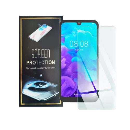 Huawei Y5 2019 üvegfólia, tempered glass, előlapi, edzett,