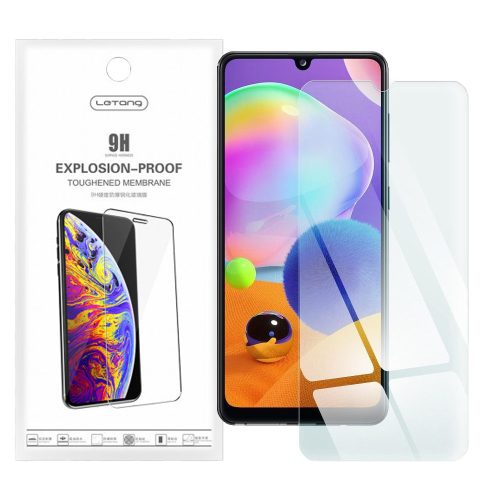 Samsung Galaxy A31 üvegfólia, tempered glass, előlapi, edzett, Letang