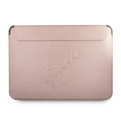 GUESS Saffiano (GUCS13PUSASPI) 13 colos rózsaszín tok, táska - Apple MacBook / Laptop / Notebook