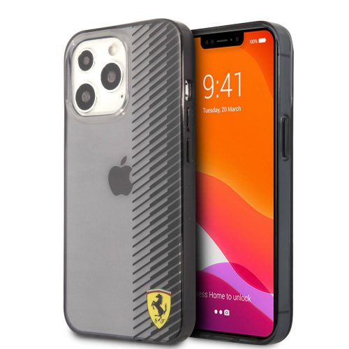 Ferrari iPhone 13 Pro átlátszó hátlap tok
