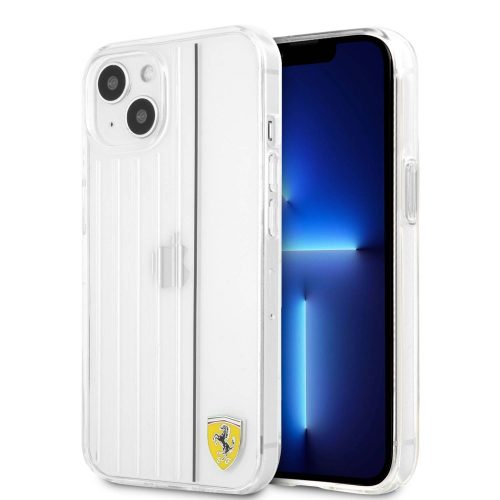 Ferrari "3D Lines" iPhone 13 átlátszó hátlap tok