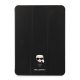 Karl Lagerfeld Metal Saffiano (KLFC11OKMK) iPad Pro 11 (11") 2020 / 2021 fekete könyvtok, mappa tok