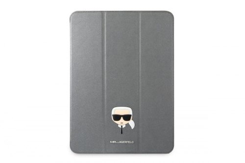 Karl Lagerfeld Head Saffiano (KLFC12OKHG) iPad Pro (12,9") 2020 / 2021 szürke könyvtok, mappa tok