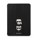 Karl Lagerfeld Choupette Head Saffiano (KLFC12OKCK) iPad Pro (12,9") 2020 / 2021 fekete könyvtok, mappa tok