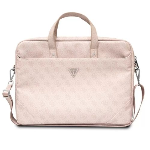 GUESS Macbook / laptop táska, 15-16 colos, vállra akasztható, rózsaszín, GUESS GUCB15P4TP