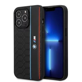   iPhone 14 Pro hátlap tok, telefon tok, fekete, BMW, BMHCP14L22PGVK