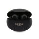 Guess vezeték nélküli fülhallgató, stereo bluetooth headset töltőtokkal, TWS, fekete, Guess Metalic Finish GUTWST50EK