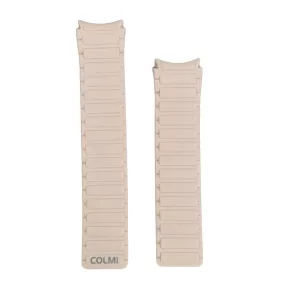   Colmi okosóra szíj, szilikon, mágneses, pink/starlight, 20mm, Magnetic Silicone Strap