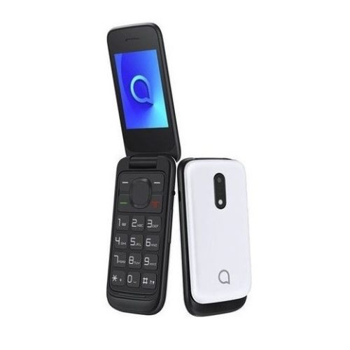 Alcatel 2053x mobiltelefon, fehér (Pure White), kártyafüggetlen, magyar menüs