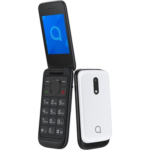 Alcatel 2053x mobiltelefon, fehér (Pure White), kártyafüggetlen, magyar menüs, használt