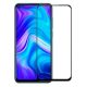 Xiaomi Redmi Note 9 üvegfólia, tempered glass, előlapi, 3D, edzett, hajlított, fekete kerettel, MDX