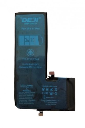 iPhone 11 Pro akkumulátor, prémium, utángyártott, 3410mAh, DEJI