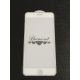 iPhone 7 Plus / 8 Plus üvegfólia, tempered glass, előlapi, 3D, edzett, hajlított, fehér -kék kerettel, Diamond,