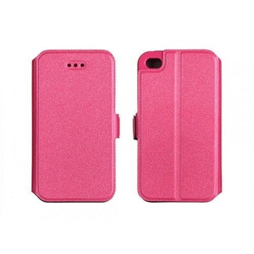 Samsung Galaxy Core Plus SM-G350 pink könyvtok, flip tok, mágneszáras, bankkártyatartós, rózsaszín