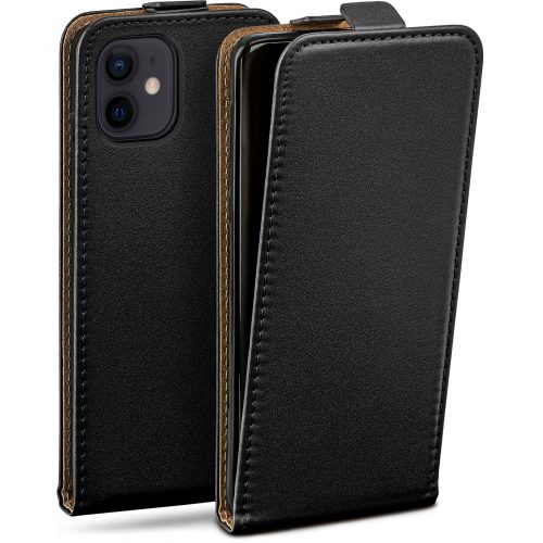 Samsung Galaxy Pocket 2 SM-G110 fliptok, telefon tok, szilikon keretes, fekete