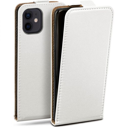 Samsung Galaxy Note 5 SM-N920 fliptok, telefon tok, szilikon keretes, fehér 