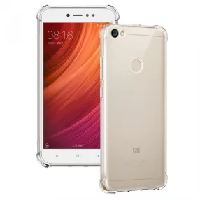   Xiaomi Redmi Note 5A szilikon tok, hátlaptok, telefon tok, erősített sarkokkal, átlátszó, Anti Shock, 0.5mm