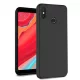 Xiaomi Redmi S2 szilikon tok, hátlaptok, telefon tok, matt, fekete