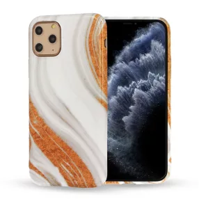   iPhone 12 Mini szilikon tok, hátlap tok, telefon tok, TPU tok, márvány mintás, Marble Silicone Design 1
