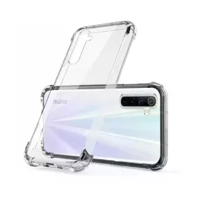   Realme 6i szilikon tok, hátlaptok, telefon tok, erősített sarkokkal, átlátszó, Anti Shock, 0.5mm