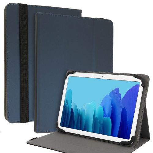 Univerzális 10 colos tablet könyvtok, mappa tok, kék, Wonder Soft