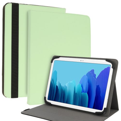 Univerzális 10 colos tablet könyvtok, mappa tok, menta zöld, Wonder Soft