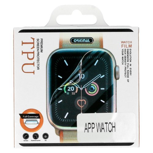 Apple Watch 4/5/6/SE 40mm hydrogel képernyővédő fólia, TPU