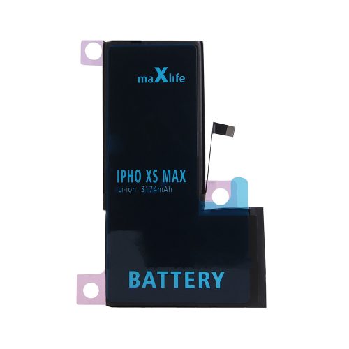 iPhone XS Max akkumulátor, utángyártott, 3174mAh, MaxLife