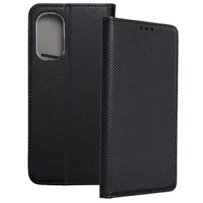   Motorola Moto G52 könyvtok, fliptok, telefon tok, mágneszáras, bankkártyatartós, fekete