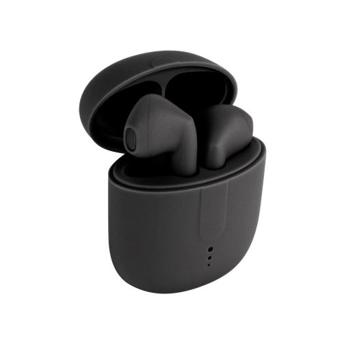 Vezeték nélküli fülhallgató, stereo bluetooth headset töltőtokkal,, TWS, fekete, Setty