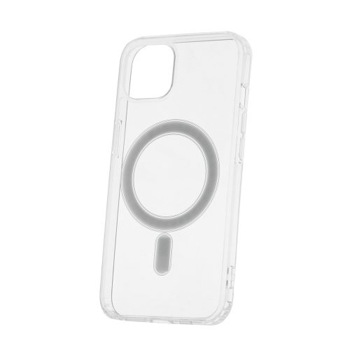 iPhone 14 Pro Max hátlaptok, telefon tok, MagSafe kompatibilis, erősített sarkokkal, átlátszó, Anti Shock, 1,5mm