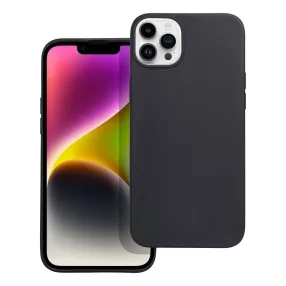   iPhone 15 Plus szilikon tok, hátlaptok, telefon tok, matt, fekete