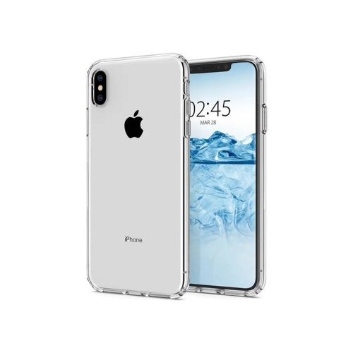 iPhone XS Max szilikon tok, hátlaptok, telefon tok, vékony, átlátszó, 1mm