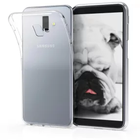   Samsung Galaxy J6 Plus szilikon tok, hátlaptok, telefon tok, vékony, átlátszó, 1mm
