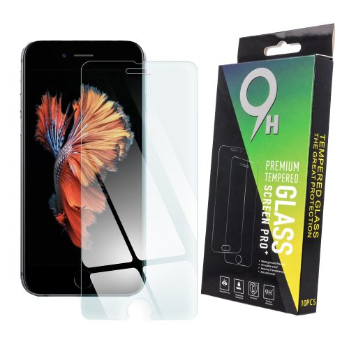iPhone 6 / 6S tempered glass, üvegfólia, előlapi, edzett, 10db/csomag