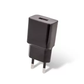   Hálózati töltőfej, USB port, 2.1A, fekete, Maxlife MXTC-01