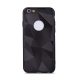 iPhone XS Max szilikon tok, hátlaptok, telefon tok, fekete, Forcell Carbon