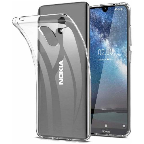 Nokia 2.2 szilikon tok, hátlaptok, telefon tok, vékony, átlátszó, 1mm