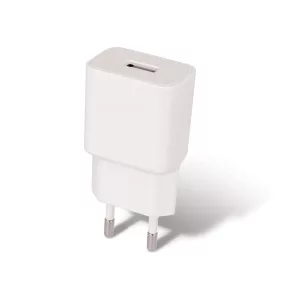   Hálózati töltőfej, adapter, 2.1A, fehér, Maxlife MXTC-01