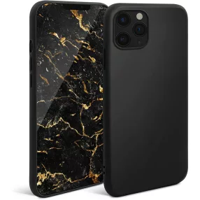   iPhone 11 Pro szilikon tok, hátlaptok, telefon tok, matt, fekete
