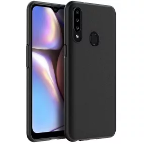   Samsung Galaxy A20s szilikon tok, hátlaptok, telefon tok, matt, fekete