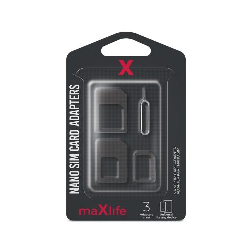 Maxlife nano micro sim adapter 3in1