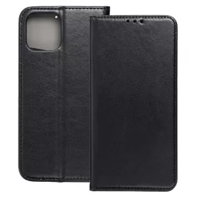   iPhone 11 Pro könyvtok, fliptok, telefon tok, mágneszáras, bankkártyatartós, fekete, Smart Magnetic