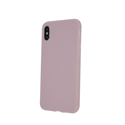 iPhone 6 / 6S szilikon tok, hátlaptok, telefon tok, matt, púder rózsaszín