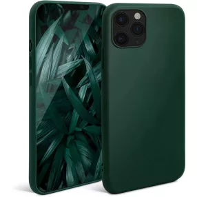   iPhone 11 Pro Max szilikon tok, hátlaptok, telefon tok, matt, zöld